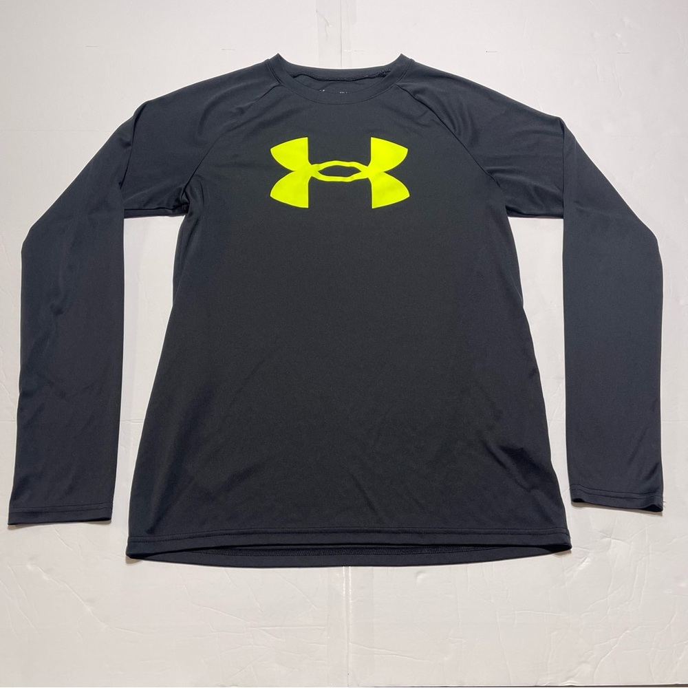 Under Armour UA Tech Big Logo Long Sleeves Shirt Youth Size XL HeatGear